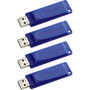 Verbatim 8GB USB Flash Drives - 8 GB - USB 2.0 Type A - Blue Product Image 