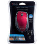 Verbatim Wireless Notebook Multi-Trac Blue LED Mouse - Red (VER97995) View Product Image