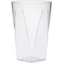 Milan Trendy Tumblers - 10 fl oz - Square-to-Round - Clear - Polystyrene - General Purpose Product Image 