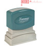 Xstamper Red Ink ENTERED Title Stamp - Message Stamp - ENTERED - 0.50" Impression Width x 1.62" Impression Length - 100000 Impression(s) - Red Product Image 
