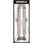Zebra STEEL 7 Series M/F 701 Mechanical Pencil & Ballpoint Pen Set - 0.7 mm Pen Point Size - 0.7 mm Lead Size - Refillable - Stainless Steel Product Image 