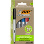 BIC Ecolutions Permanent Marker - 4.2 mm Bullet Marker Point - Blue, Green, Black, Red Ink Product Image 
