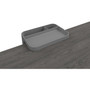 deflecto Standing Desk Large Desk Organizer, Two Sections, 9 x 6.17 x 3.5, Gray View Product Image
