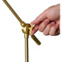 OttLite Wellness Series Direct LED Desk Lamp, 4" to 18" High, Brass View Product Image