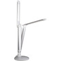 OttLite Wellness Series Command LED Desk Lamp with Voice Assistant, 17.75" to 29" High, Silver View Product Image