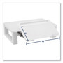 Quartet Adjustable Height Desktop Glass Monitor Riser with Dry-Erase Board, 14 x 10.25 x 2.5 to 5.25, White, Supports 100 lb View Product Image
