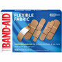 Band-Aid Flexible Fabric Adhesive Bandages - Assorted Sizes - Beige - Fabric Product Image 
