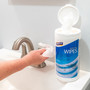 Genuine Joe Wipes,Disinfecting,7"x8",75/Tub,6Tubs/CT,White (GJOW75F) View Product Image