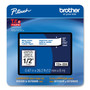 Brother P-Touch TZe Laminated Removable Label Tapes, 0.47" x 26.2 ft, Blue on White (BRTTZE233CS) View Product Image