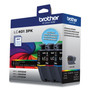 Brother LC4013PKS Ink, 200 Page-Yield, Cyan/Magenta/Yellow, 3/Pack (BRTLC4013PKS) View Product Image