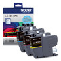 Brother LC4013PKS Ink, 200 Page-Yield, Cyan/Magenta/Yellow, 3/Pack (BRTLC4013PKS) View Product Image