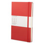 Moleskine Classic Colored Hardcover Notebook, 1-Subject, Narrow Rule, Red Cover, (240) 8.25 x 5 Sheets View Product Image