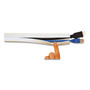 UT Wire Cord Channel, 1" x 10 ft, White (RBOUTWCC1001WH) View Product Image