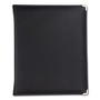 Samsill Classic Collection Zipper Ring Binder, 3 Rings, 1.5" Capacity, 11 x 8.5, Black (SAM15250) View Product Image