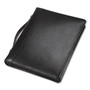 Samsill Leather Multi-Ring Zippered Portfolio, Two-Part, 1" Cap, 11 x 13 1/2, Black (SAM15540) View Product Image