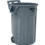 Rubbermaid Commercial Vented Wheeled Brute Container - 44 gal Capacity - Wheels, Ergonomic Handle, Vented - 35.8" Height x 27.6" Width - Resin - Gray Product Image 