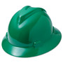 MSA V-Gard Full-Brim Hard Hats, Ratchet Suspension, Size 6.5 to 8, Green (MSA475370) View Product Image