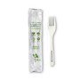 World Centric TPLA Compostable Cutlery, Fork, 6.3", White, 750/Carton (WORFOPSI) View Product Image