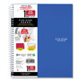 Wirebound Notebook, 1 Subject, Wide/legal Rule, Randomly Assorted Covers, 10.5 X 8, 100 Sheets View Product Image