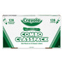 Crayola Crayons and Markers Combo Classpack, Eight Colors, 256/Set View Product Image