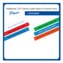 Brother P-Touch TZe Laminated Removable Label Tapes, 0.47" x 26.2 ft, Black on Blue View Product Image