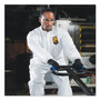 KleenGuard A30 Elastic-Back Coveralls, White, X-Large, 25/Carton (KCC46004) View Product Image