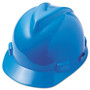 MSA V-Gard Hard Hats, Ratchet Suspension, Size 6.5 to 8, Blue (MSA475359) View Product Image