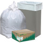 Earthsense Heavy-Duty Reclaim Recycled White Can Liners - Small Size - 13 gal Capacity - 33" Length x 24" Width x 0.87 mil (22 Micron) Thickness - Low Density - White Product Image 