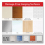 Command Poster Strips, Removable, Holds Up to 1 lb per Pair, Small, 0.63 x 1.75, White, 104/Pack View Product Image