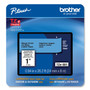 Brother P-Touch TZe Laminated Removable Label Tapes, 0.94" x 26.2 ft, Black on Blue View Product Image