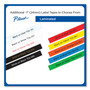 Brother P-Touch TZe Laminated Removable Label Tapes, 0.94" x 26.2 ft, Black on Blue View Product Image