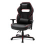Alera Racing Style Ergonomic Gaming Chair, Supports 275 lb, 15.91" to 19.8" Seat Height, Black/Red Trim Seat/Back, Black/Red Base (ALEGM4136) View Product Image