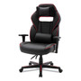 Alera Racing Style Ergonomic Gaming Chair, Supports 275 lb, 15.91" to 19.8" Seat Height, Black/Red Trim Seat/Back, Black/Red Base View Product Image