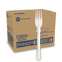 Dixie SmartStock Tri-Tower Dispensing System Cutlery, Heavyweight Fork, Plastic, Natural, 40/Pack, 24 Packs/Carton View Product Image