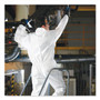 KleenGuard A20 Breathable Particle Protection Coveralls, Elastic Back, Hood, Medium, White, 24/Carton (KCC49112) View Product Image
