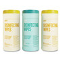 Disinfecting Wipes, 7 x 8, Fresh/Lemon, 35 Wipes/Canister, 3 Canisters/Pack (PRK24411132) View Product Image