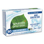 Seventh Generation Natural Fabric Softener Sheets, Unscented, 80 Sheets/Box View Product Image