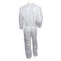 KleenGuard A30 Elastic-Back Coveralls, White, 2X-Large, 25/Carton (KCC46005) View Product Image