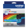 Brother LC406XLCS INKvestment High-Yield Ink, 5,000 Page-Yield, Cyan View Product Image