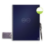 Rocketbook Core Smart Notebook, Dotted Rule (4 sq/in), Midnight Blue Cover, (16) 11 x 8.5 Sheets View Product Image