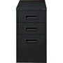 Lorell Mobile Pedestal, B/B/F,15"x22"x27-3/4", Black (LLR67737) View Product Image