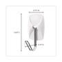 Command Small Wire Hooks, Small, Plastic/Metal, White, 0.5 lb Capacity, 22 Hooks and 24 Strips/Pack View Product Image