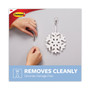 Command Small Wire Hooks, Small, Plastic/Metal, Clear, 0.5 lb Capacity, Clear, 15 Hooks and 20 Strips/Pack View Product Image