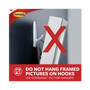 Command Small Wire Hooks, Small, Plastic/Metal, Clear, 0.5 lb Capacity, Clear, 15 Hooks and 20 Strips/Pack View Product Image