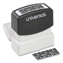 Universal Security Stamp, Obscures Area 1.69 x 0.56, Black (UNV10136) View Product Image