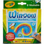 Crayola Washable Window Markers - Conical Marker Point - Washable - Assorted Ink Product Image 
