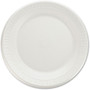 Dart Quiet Classic 9" Laminated Foam Plates - 9" Diameter - White - Foam Body - 125/Pack Product Image 