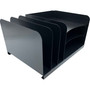 Huron Desk Organizer,Vertical/Horizontal,6 Slots,15"x11"x8",Black (HURHASZ0148) View Product Image