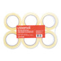 Universal Quiet Tape Box Sealing Tape, 3" Core, 1.88" x 109 yds, Clear, 6/Pack (UNV73000) View Product Image