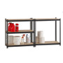 Lorell 2,300 lb Capacity Riveted Steel Shelving (LLR59697) View Product Image